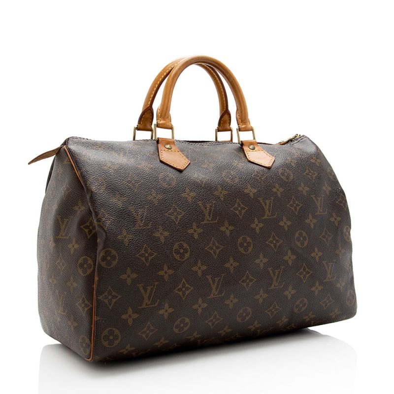 Louis Vuitton Vintage Monogram Canvas Speedy 30 Satchel (17825) - Image 2