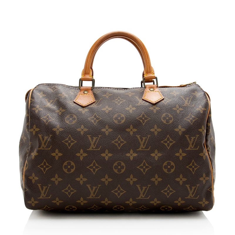 Louis Vuitton Vintage Monogram Canvas Speedy 30 Satchel (23180)