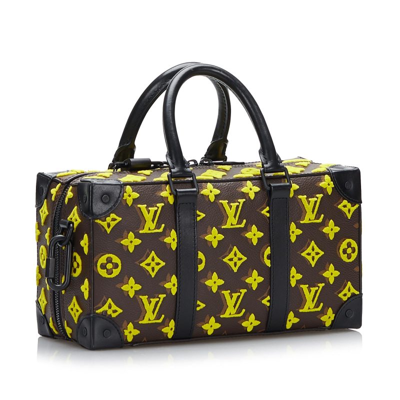 Louis Vuitton Monogram Tuffetage Speedy Trunk (FDS9bz) - Image 2