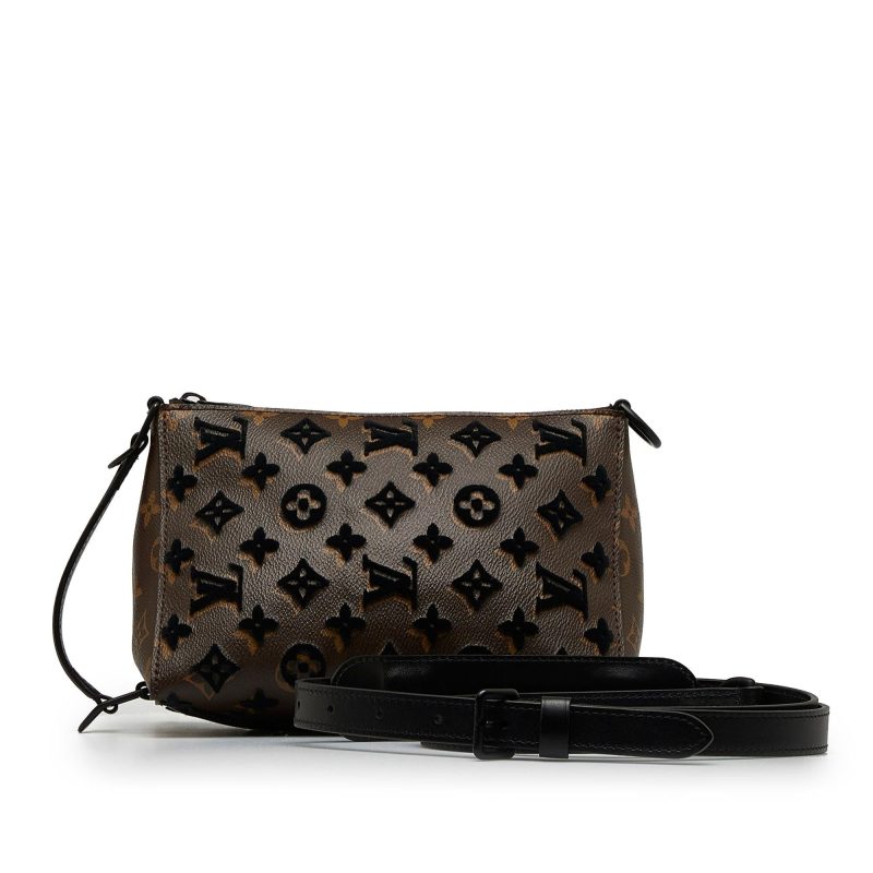 Louis Vuitton Monogram Tuffetage Triangle Messenger (mXWoCr) - Image 5