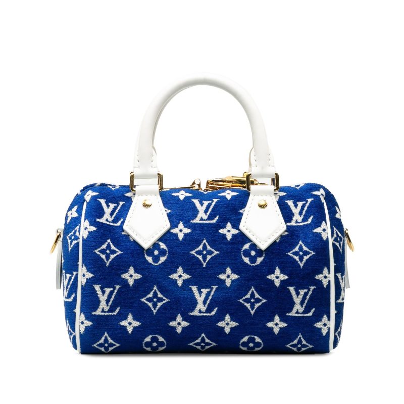 Louis Vuitton Monogram Velvet Speedy Bandouliere 20 (ZOc8cW) - Image 3