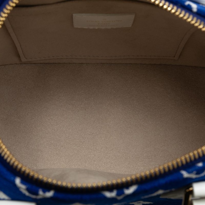 Louis Vuitton Monogram Velvet Speedy Bandouliere 20 (ZOc8cW) - Image 6