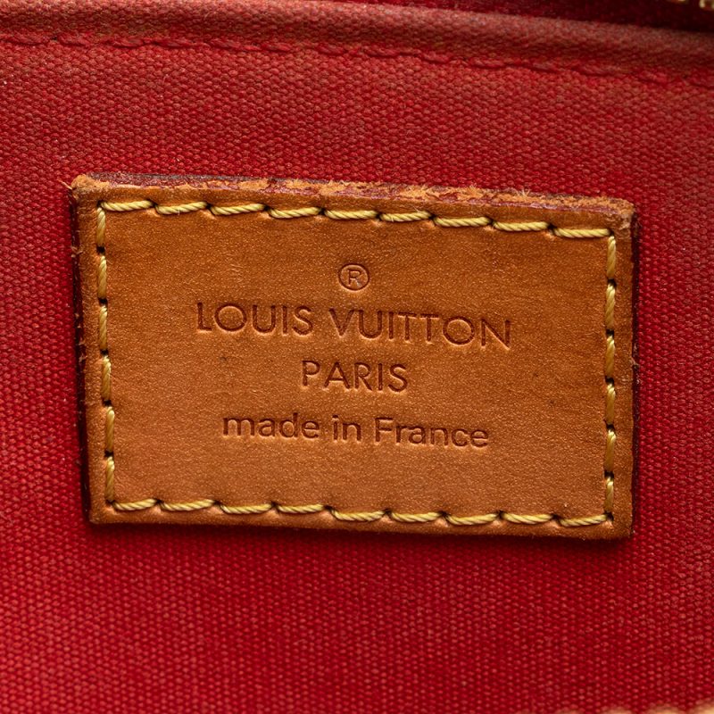 Louis Vuitton Monogram Vernis Alma BB Satchel (19150) - Image 8