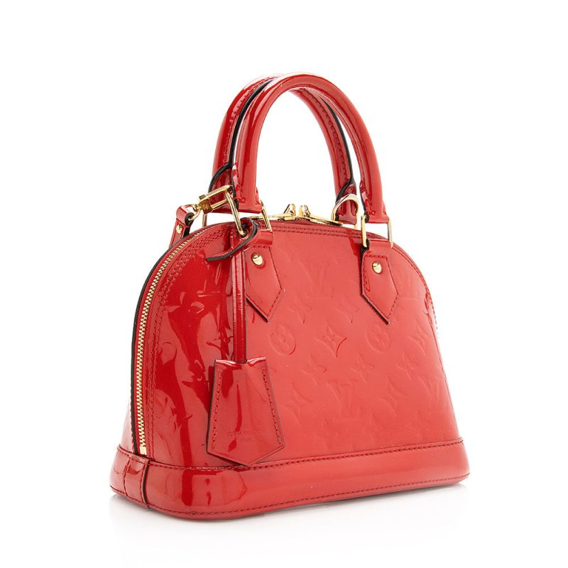 Louis Vuitton Monogram Vernis Alma BB Satchel (19150) - Image 2