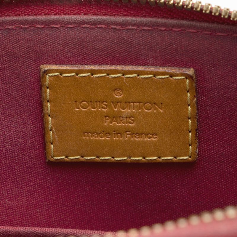 Louis Vuitton Monogram Vernis Alma BB Satchel (20450) - Image 8