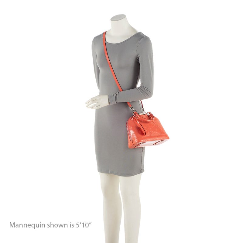Louis Vuitton Monogram Vernis Alma BB Satchel (21154) - Image 5