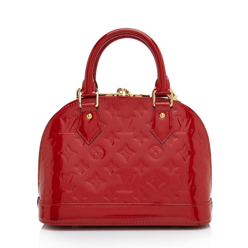 Louis Vuitton Monogram Vernis Alma BB Satchel (3tRcMZ) - Image 3