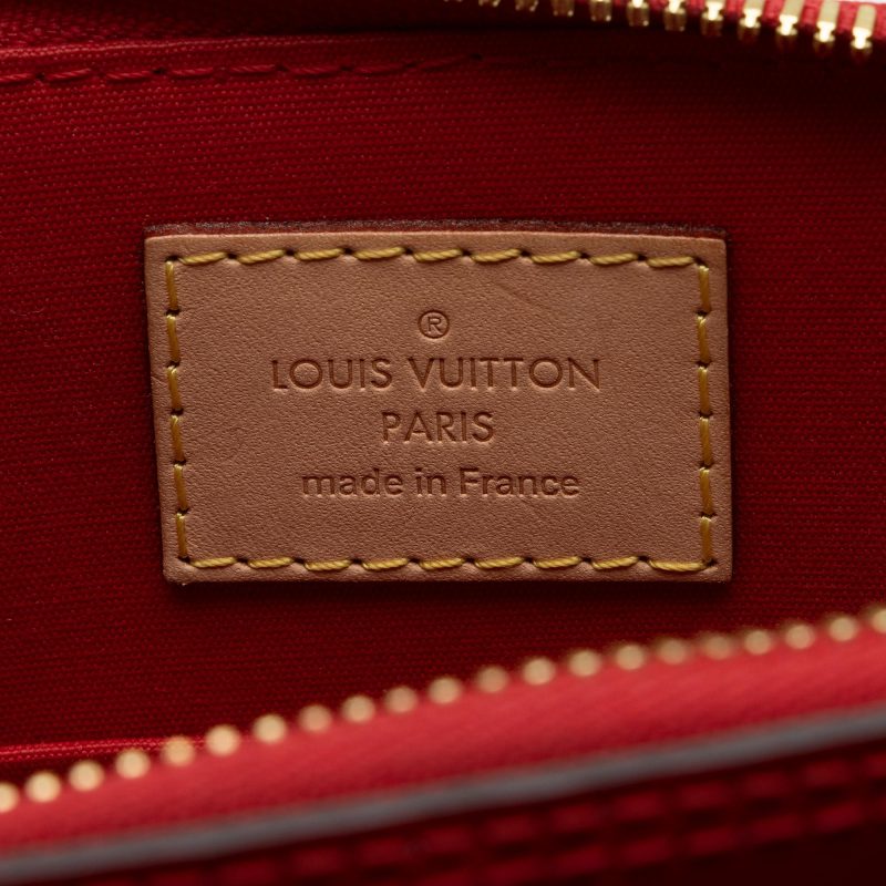 Louis Vuitton Monogram Vernis Alma BB Satchel (3tRcMZ) - Image 8