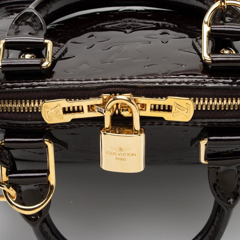 Louis Vuitton Monogram Vernis Alma BB Satchel (nXDD7c) - Image 9