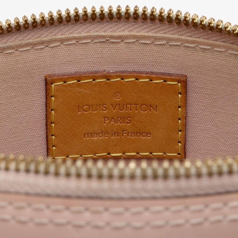Louis Vuitton Monogram Vernis Alma BB Satchel (1Hki9h) - Image 8