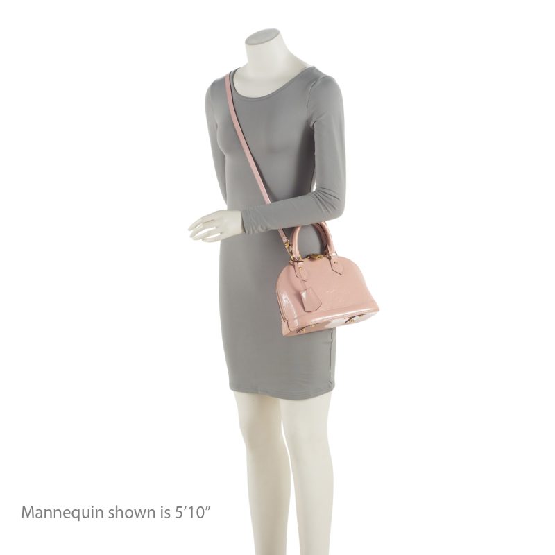 Louis Vuitton Monogram Vernis Alma BB Satchel (1Hki9h) - Image 5