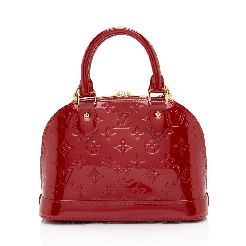 Louis Vuitton Monogram Vernis Alma BB Satchel (CV7nBZ) - Image 3
