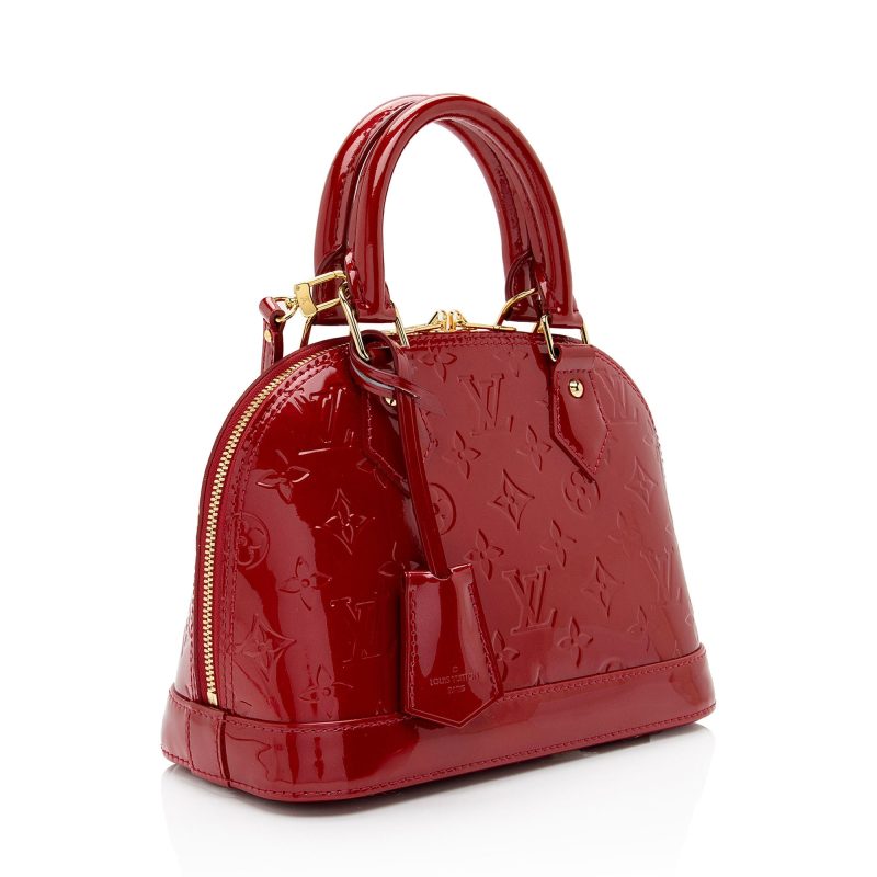 Louis Vuitton Monogram Vernis Alma BB Satchel (CV7nBZ) - Image 2