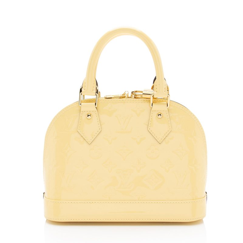 Louis Vuitton Monogram Vernis Alma BB Satchel (KPekdc) - Image 3