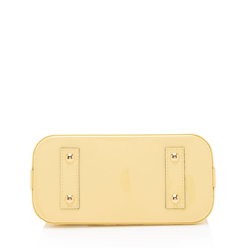 Louis Vuitton Monogram Vernis Alma BB Satchel (KPekdc) - Image 4