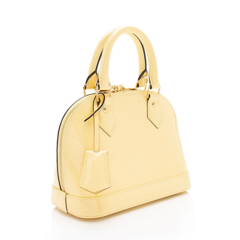 Louis Vuitton Monogram Vernis Alma BB Satchel (KPekdc) - Image 2
