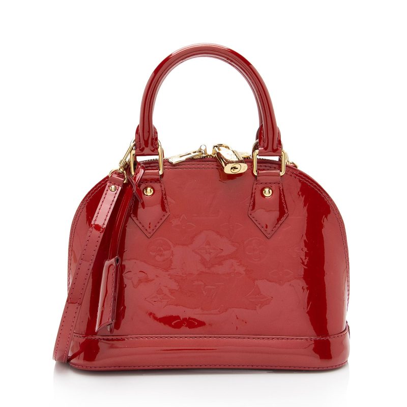 Louis Vuitton Monogram Vernis Alma BB Satchel (vZDusC)