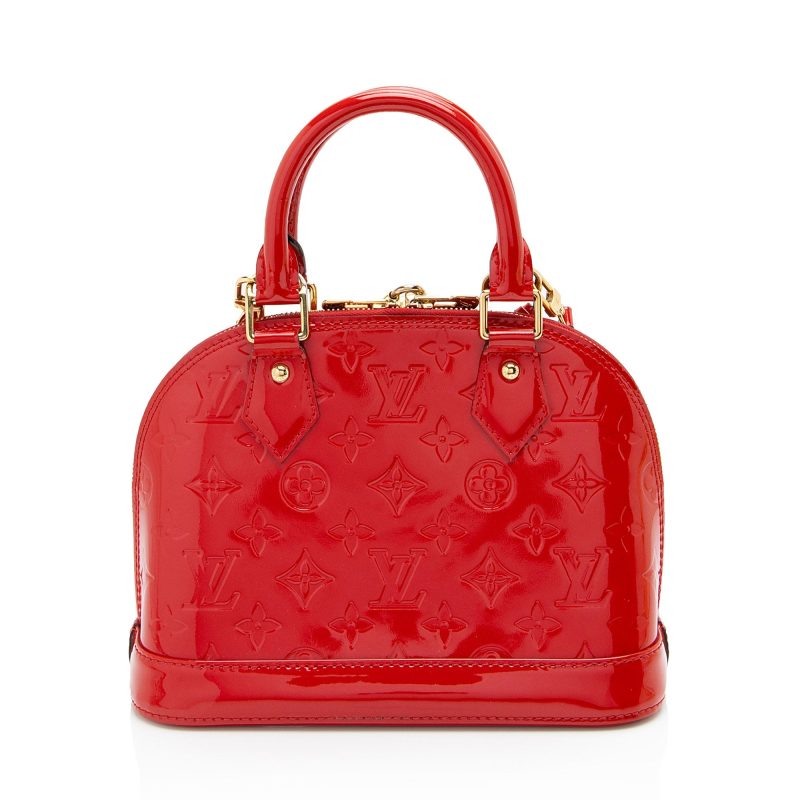 Louis Vuitton Monogram Vernis Alma BB Satchel (Rw84C7) - Image 3