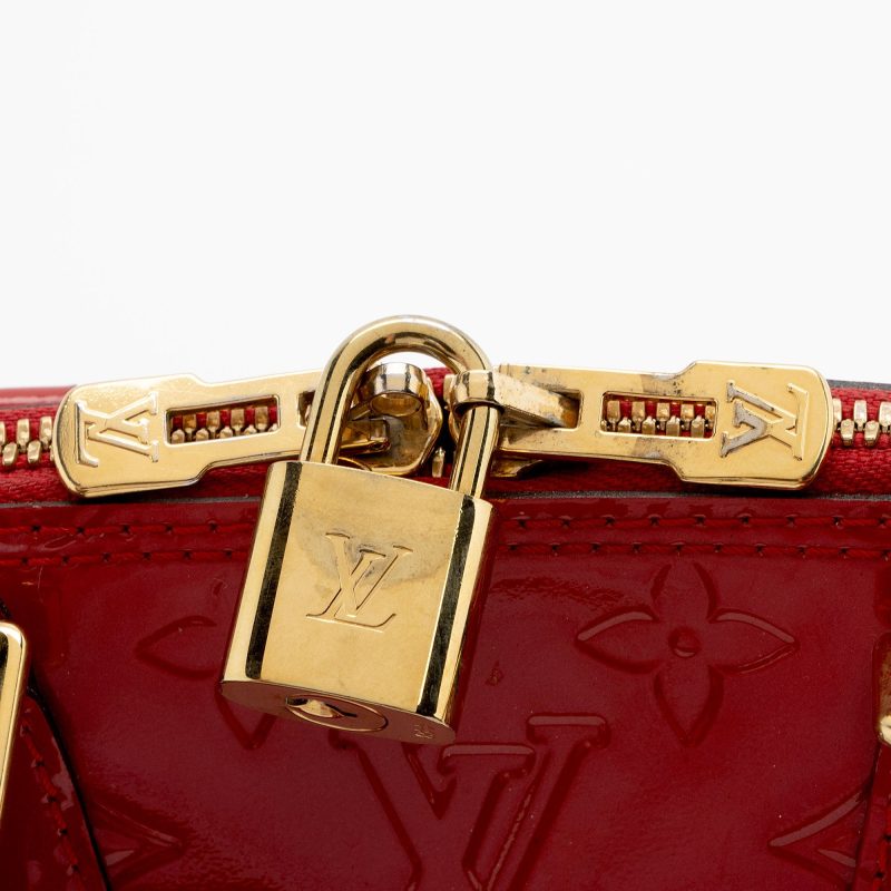 Louis Vuitton Monogram Vernis Alma BB Satchel (Rw84C7) - Image 9