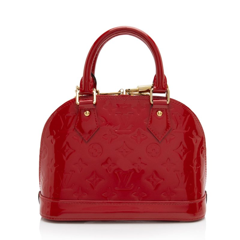 Louis Vuitton Monogram Vernis Alma BB Satchel (TS3duR) - Image 3