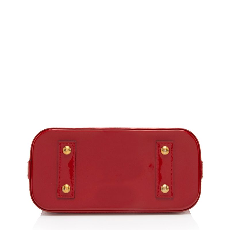 Louis Vuitton Monogram Vernis Alma BB Satchel (TS3duR) - Image 4