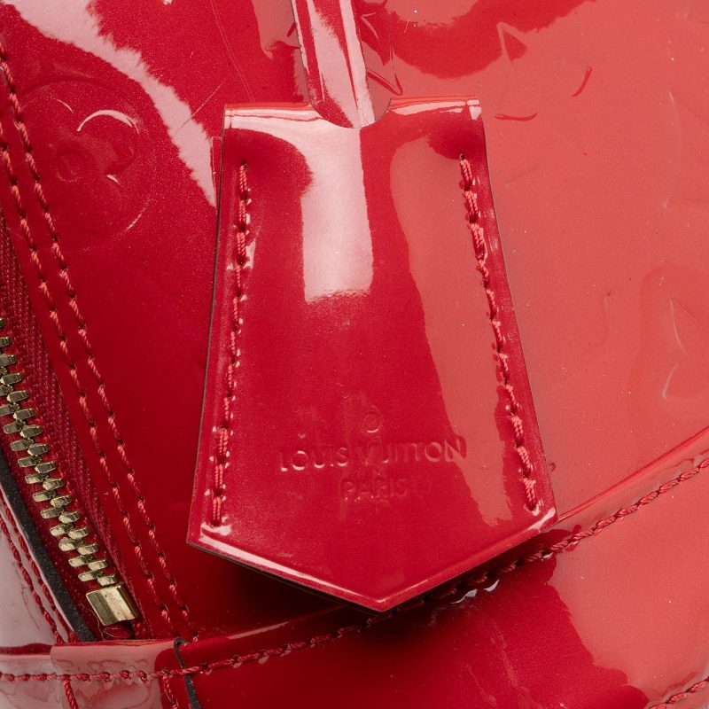 Louis Vuitton Monogram Vernis Alma BB Satchel (TS3duR) - Image 10