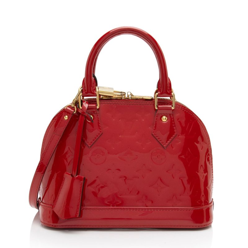 Louis Vuitton Monogram Vernis Alma BB Satchel (TS3duR)
