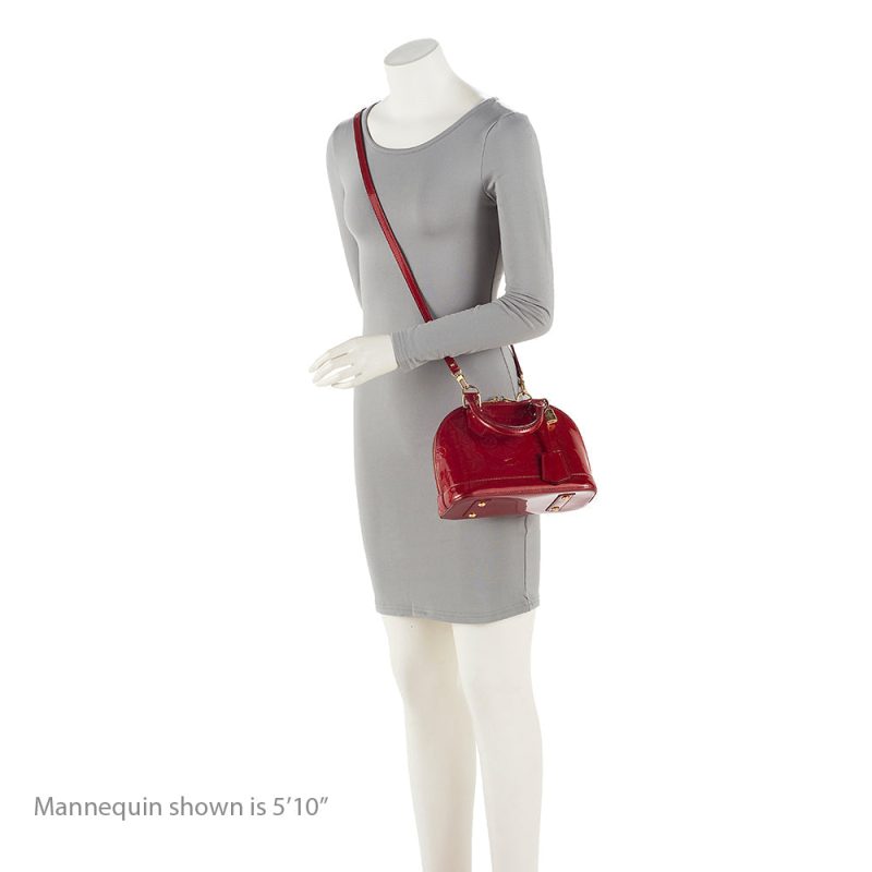 Louis Vuitton Monogram Vernis Alma BB Satchel (TS3duR) - Image 5
