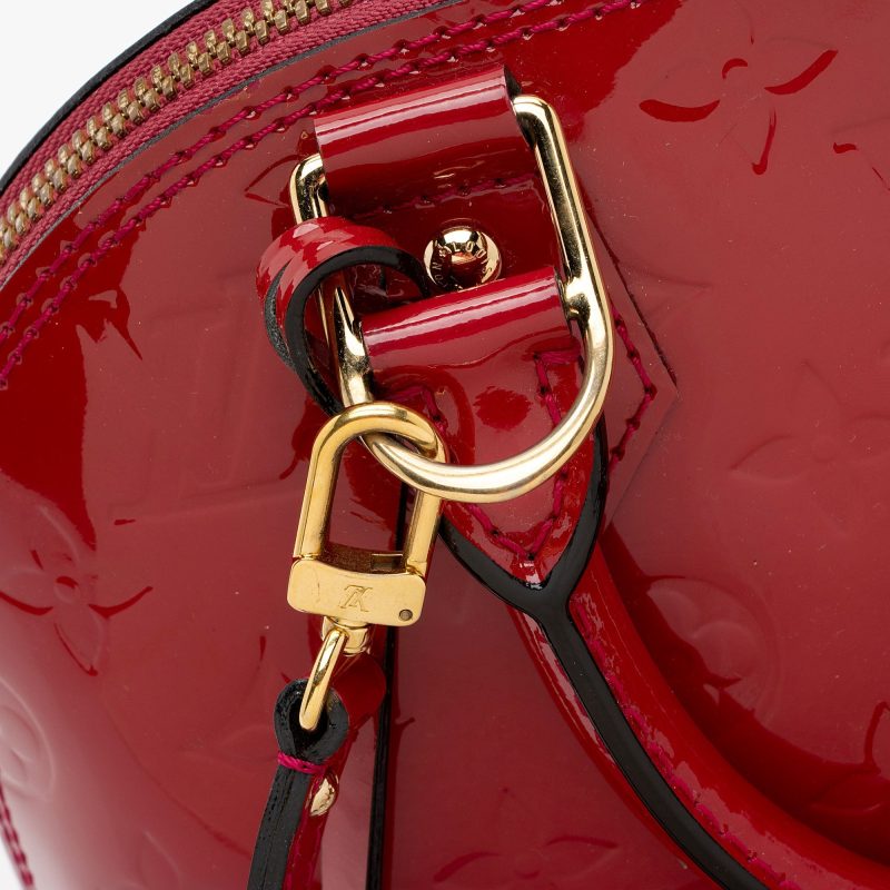 Louis Vuitton Monogram Vernis Alma BB Satchel (8DONFA) - Image 10