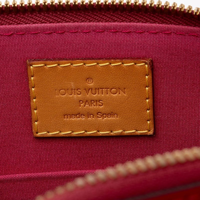 Louis Vuitton Monogram Vernis Alma BB Satchel (8DONFA) - Image 8