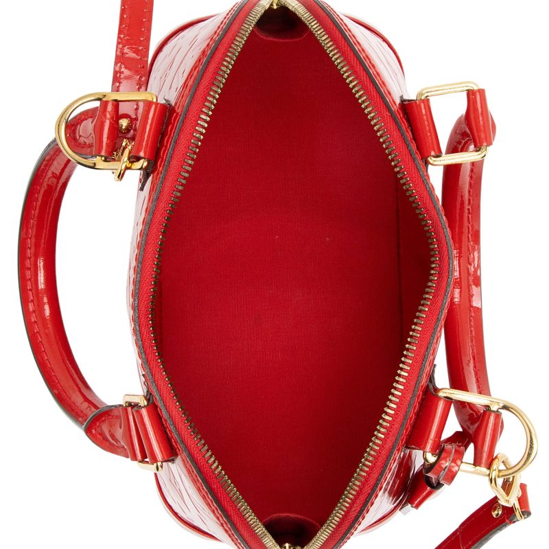 Louis Vuitton Monogram Vernis Alma BB Satchel (DFP050) - Image 7