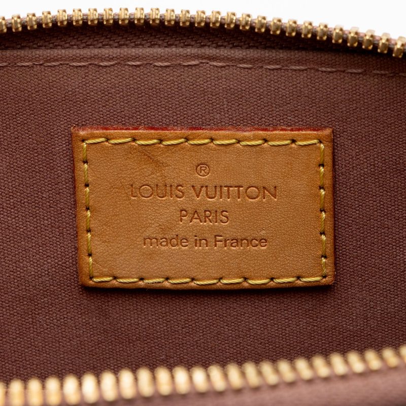 Louis Vuitton Monogram Vernis Alma BB Satchel (WrgZSd) - Image 8