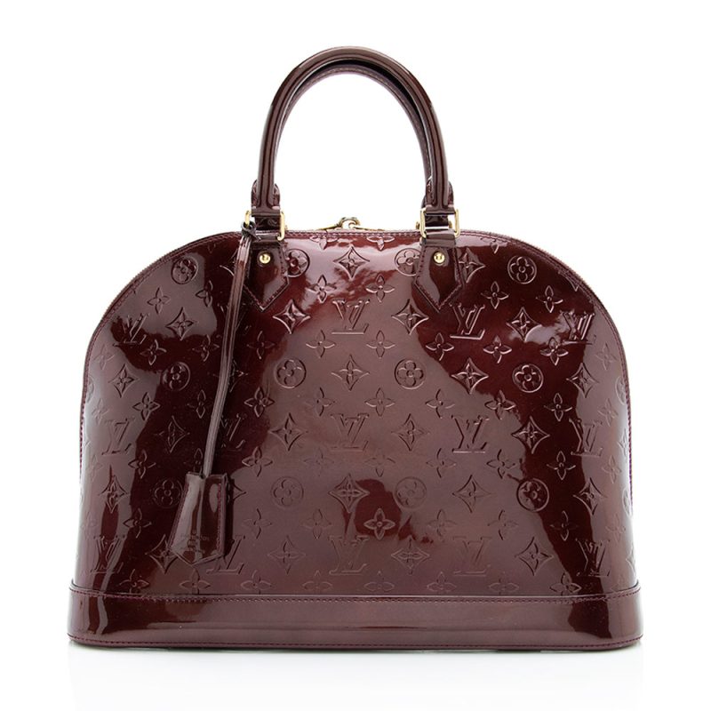 Louis Vuitton Monogram Vernis Alma GM Satchel (18916)