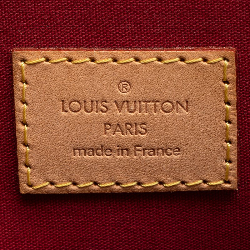 Louis Vuitton Monogram Vernis Alma GM Satchel (21415) - Image 8