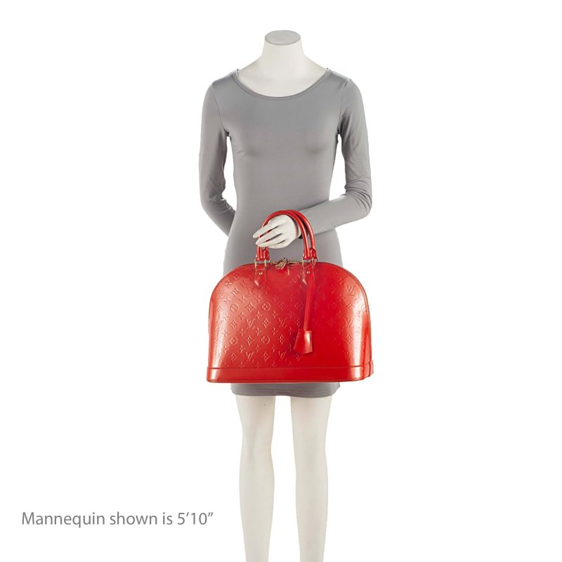 Louis Vuitton Monogram Vernis Alma GM Satchel (ERoecq) - Image 5