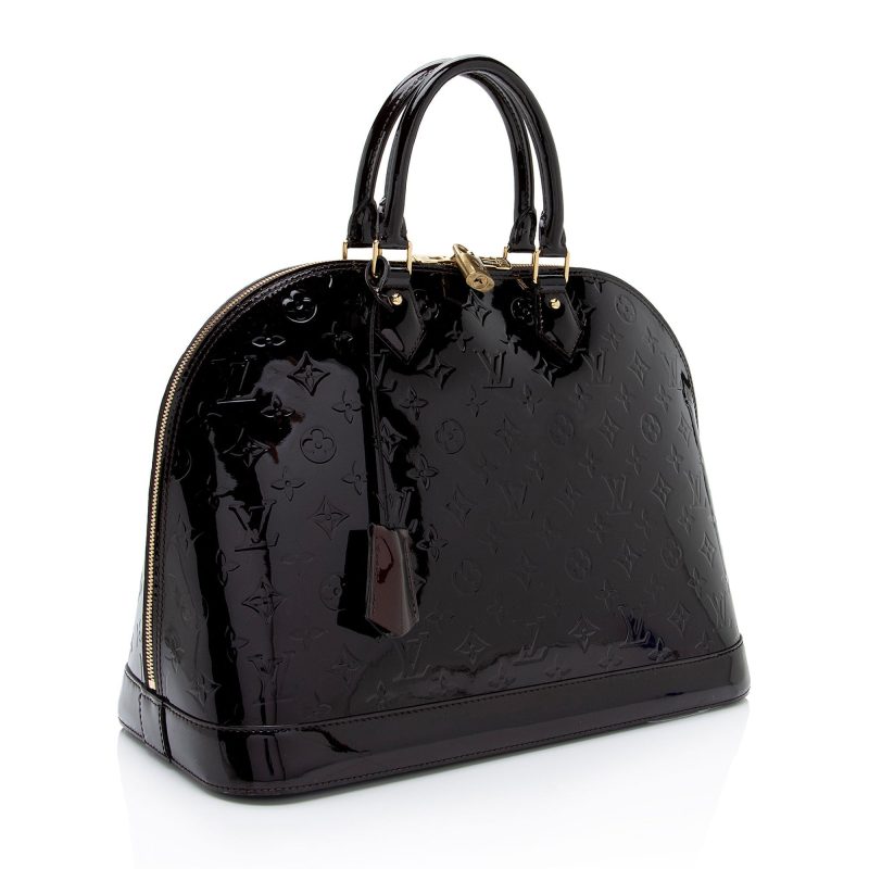 Louis Vuitton Monogram Vernis Alma GM Satchel (NbLRlp) - Image 2