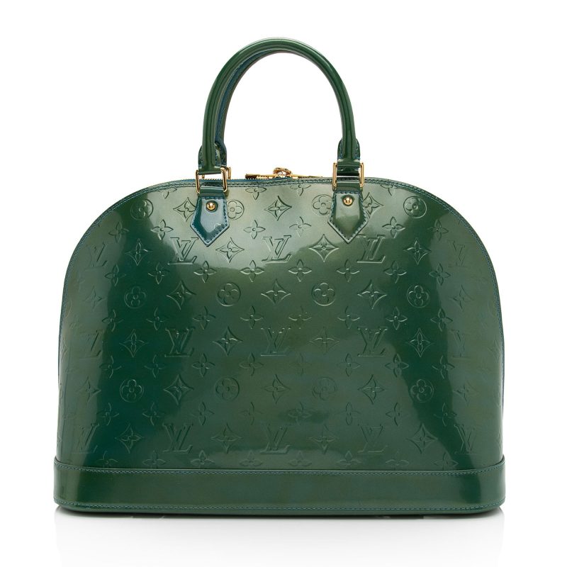 Louis Vuitton Monogram Vernis Alma GM Satchel (Z4HtXk) - Image 3
