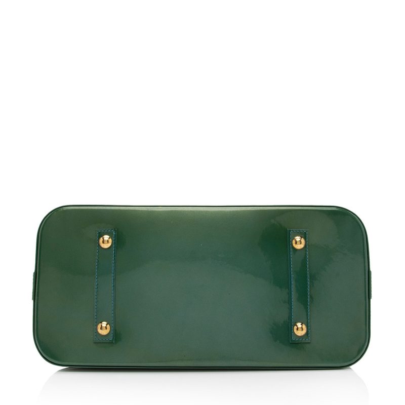 Louis Vuitton Monogram Vernis Alma GM Satchel (Z4HtXk) - Image 4