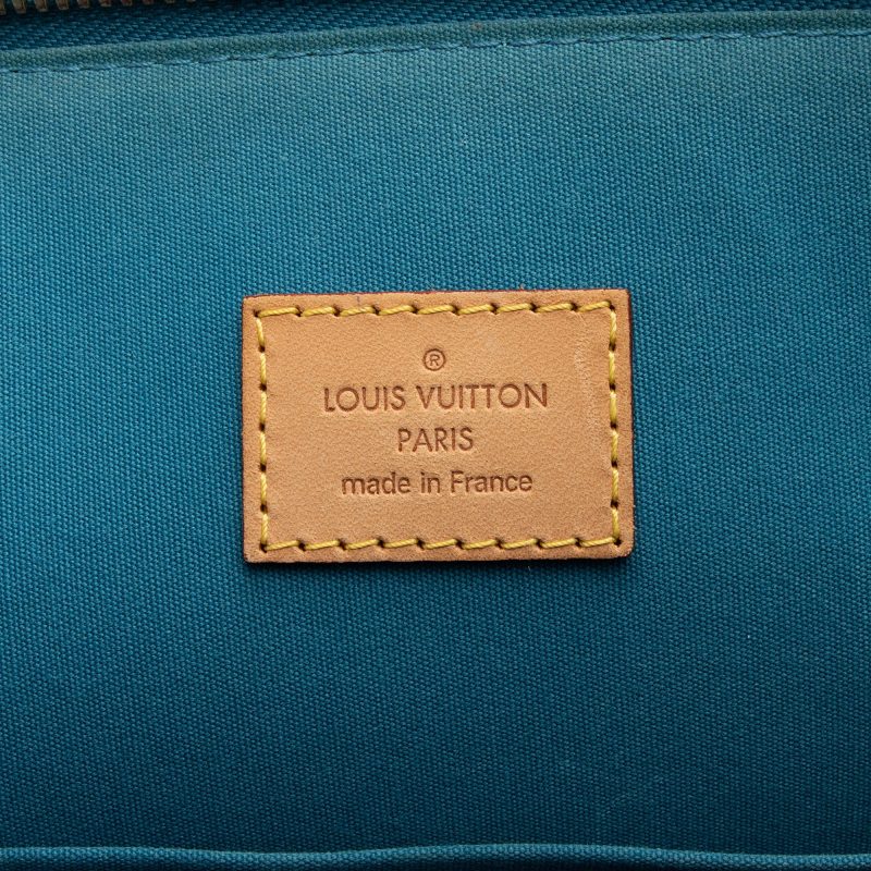 Louis Vuitton Monogram Vernis Alma GM Satchel (Z4HtXk) - Image 8
