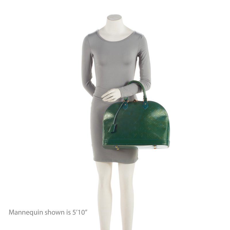 Louis Vuitton Monogram Vernis Alma GM Satchel (Z4HtXk) - Image 5