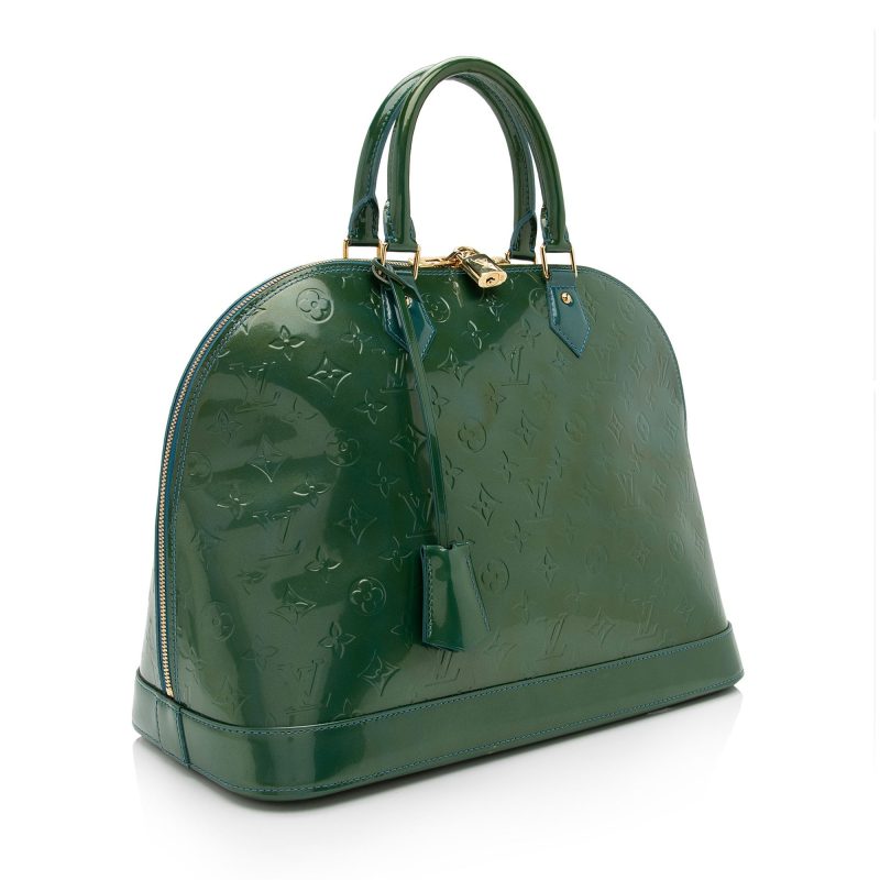 Louis Vuitton Monogram Vernis Alma GM Satchel (Z4HtXk) - Image 2