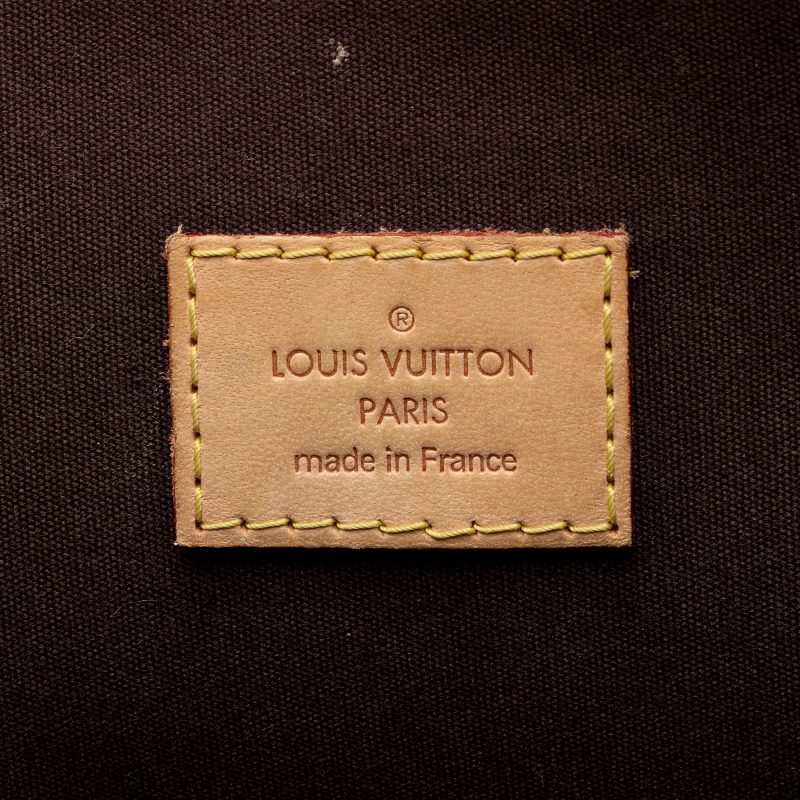 Louis Vuitton Monogram Vernis Alma GM Satchel (D35yeQ) - Image 8