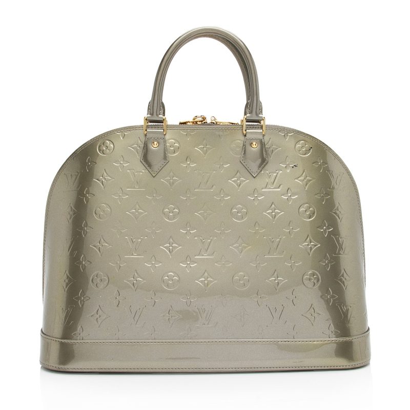 Louis Vuitton Monogram Vernis Alma GM Satchel (pjW87V) - Image 3