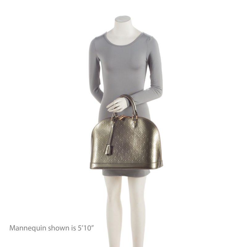 Louis Vuitton Monogram Vernis Alma GM Satchel (pjW87V) - Image 5