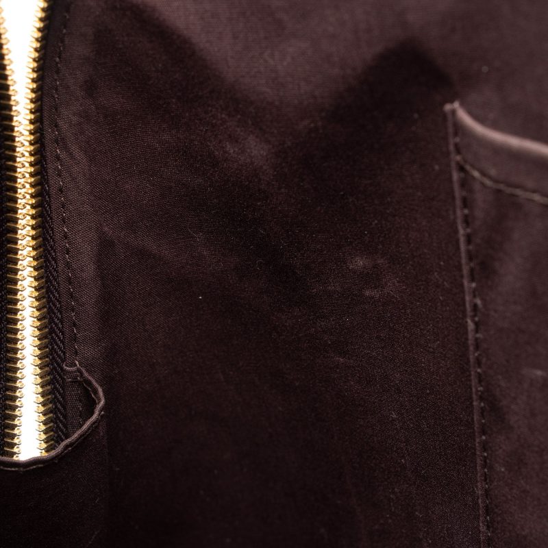 Louis Vuitton Monogram Vernis Alma GM Satchel (K55Nxm) - Image 10