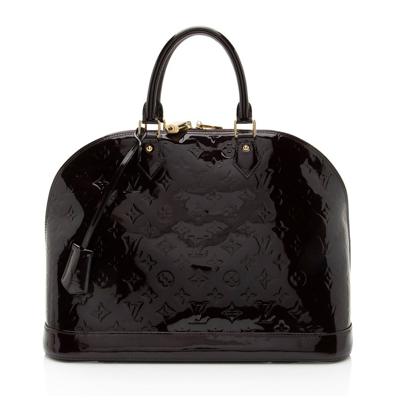 Louis Vuitton Monogram Vernis Alma GM Satchel (K55Nxm)