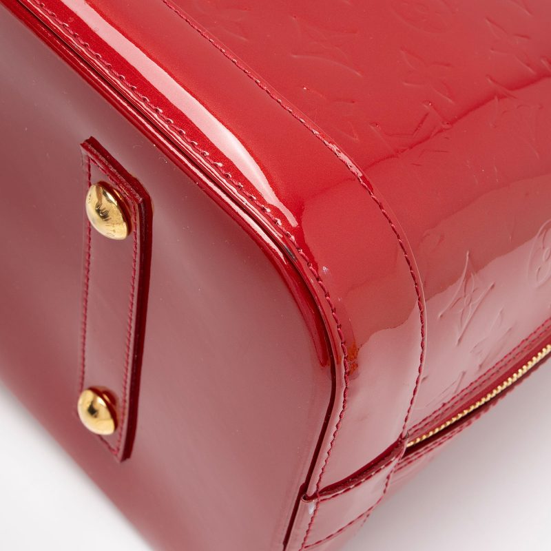 Louis Vuitton Monogram Vernis Alma GM Satchel (qWt83h) - Image 10