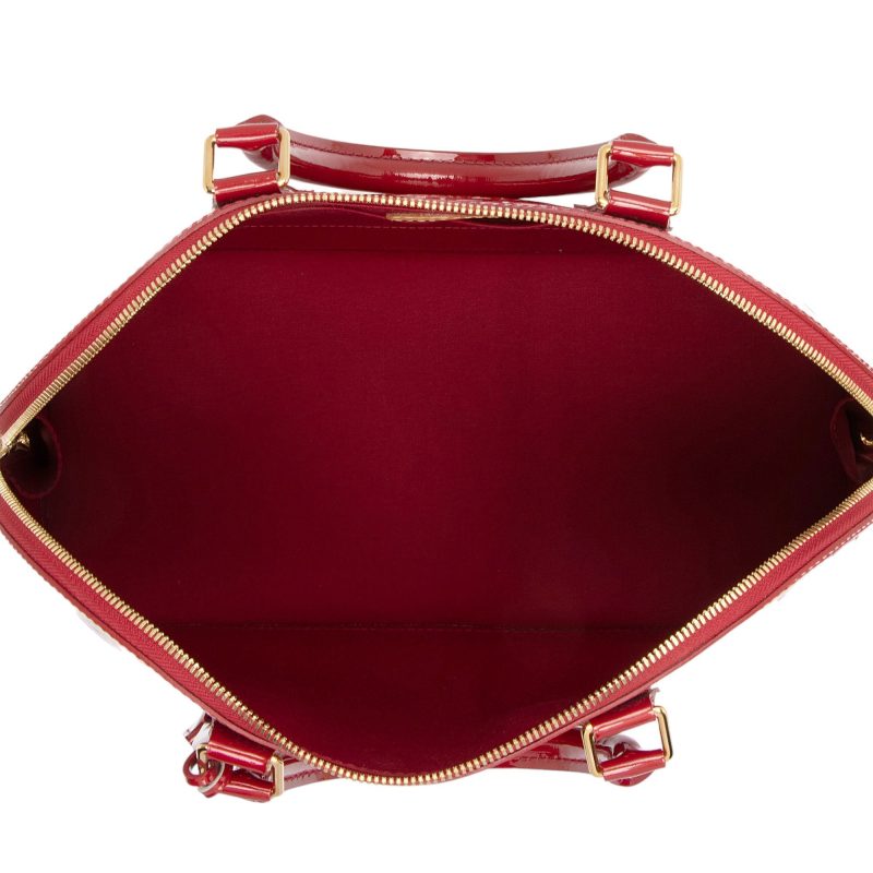 Louis Vuitton Monogram Vernis Alma GM Satchel (qWt83h) - Image 7