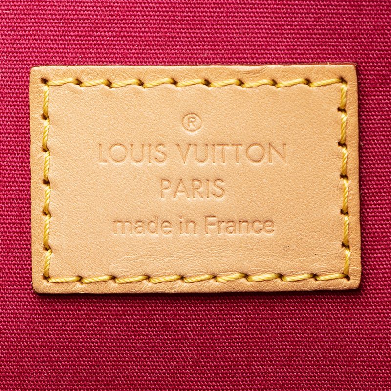 Louis Vuitton Monogram Vernis Alma MM Satchel (22630) - Image 8