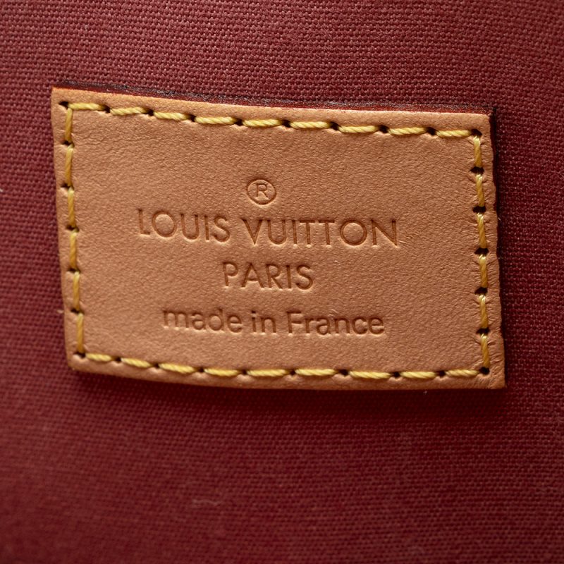 Louis Vuitton Monogram Vernis Alma PM Satchel (18202) - Image 8